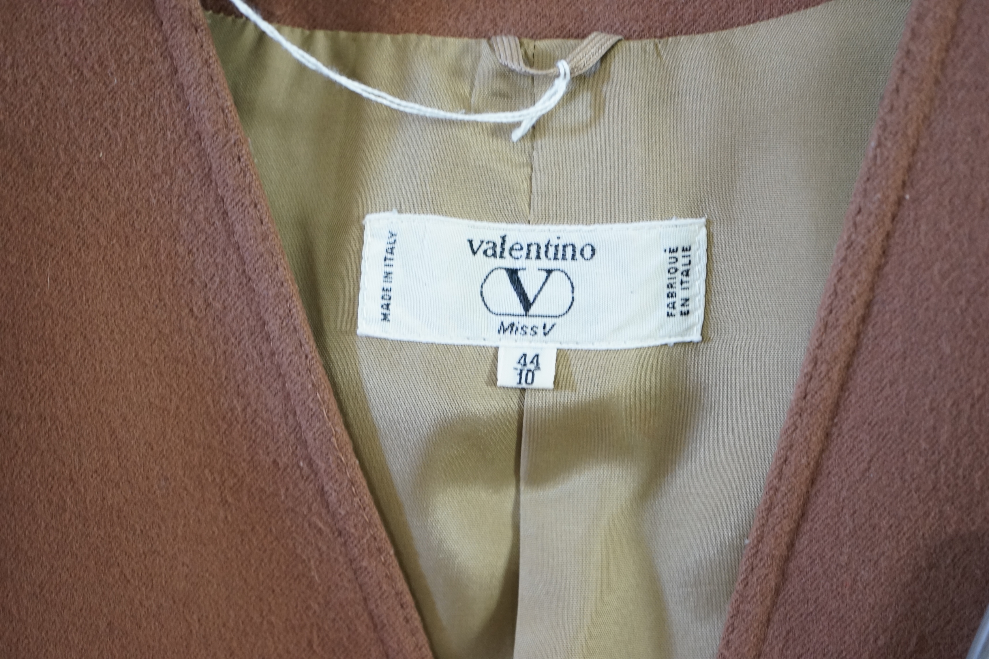 Two lady's Valentino Jackets and a trouser suit. Proceeds to Happy Paws Puppy Rescue
